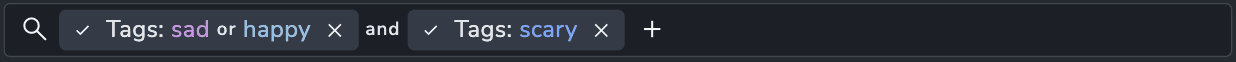 Filtering tasks by tags