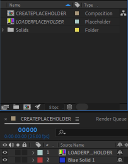 Prepared template