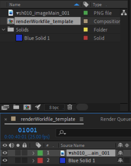 Prepared template