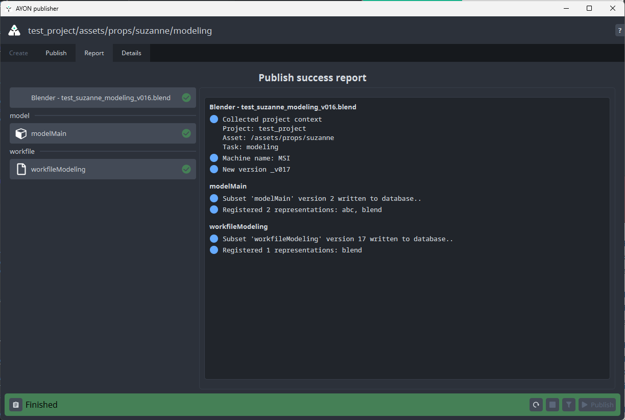 Success Publish
