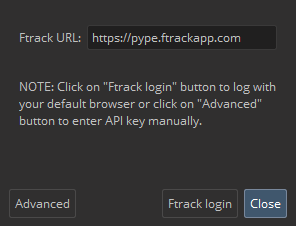 Login widget
