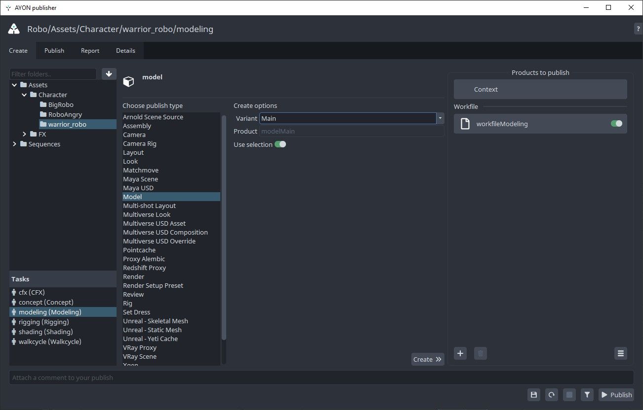 Model create instance