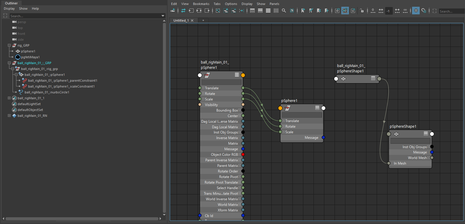 Maya - Yeti Rig Setup
