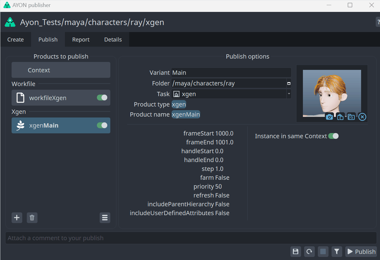 Xgen Publish
