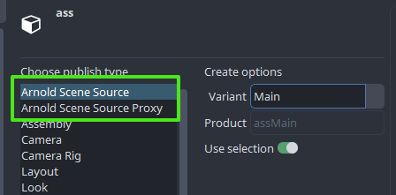 Publish instance types