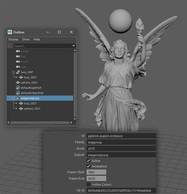 Maya - VRay Proxy Creation