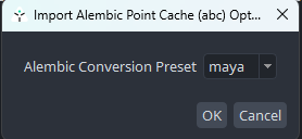 Unreal AYON Alembic Loader Maya Preset