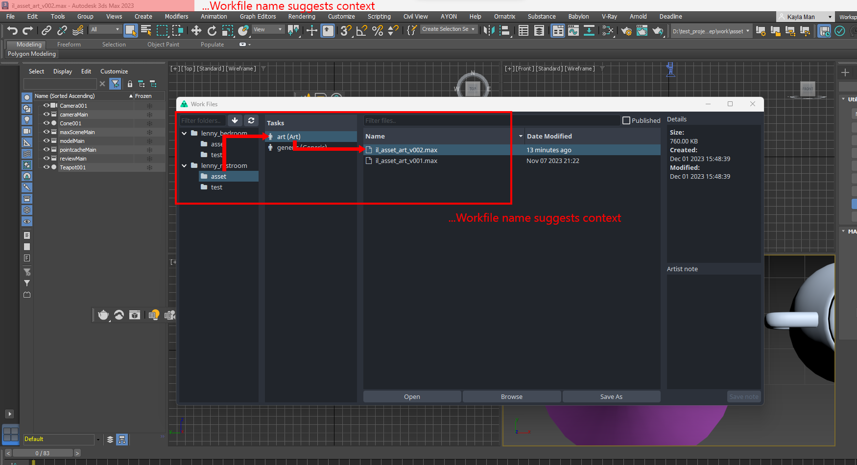 Workfile Context