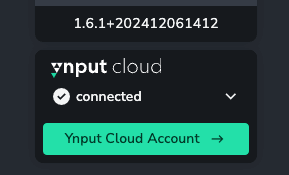 Ynput connect status